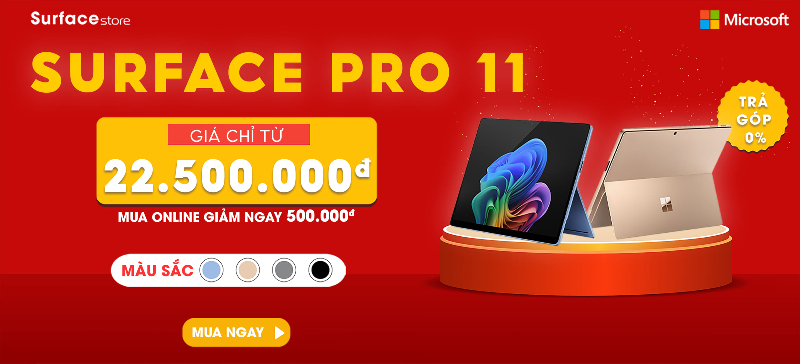 Surface Pro 11 Giảm 1000k mua online