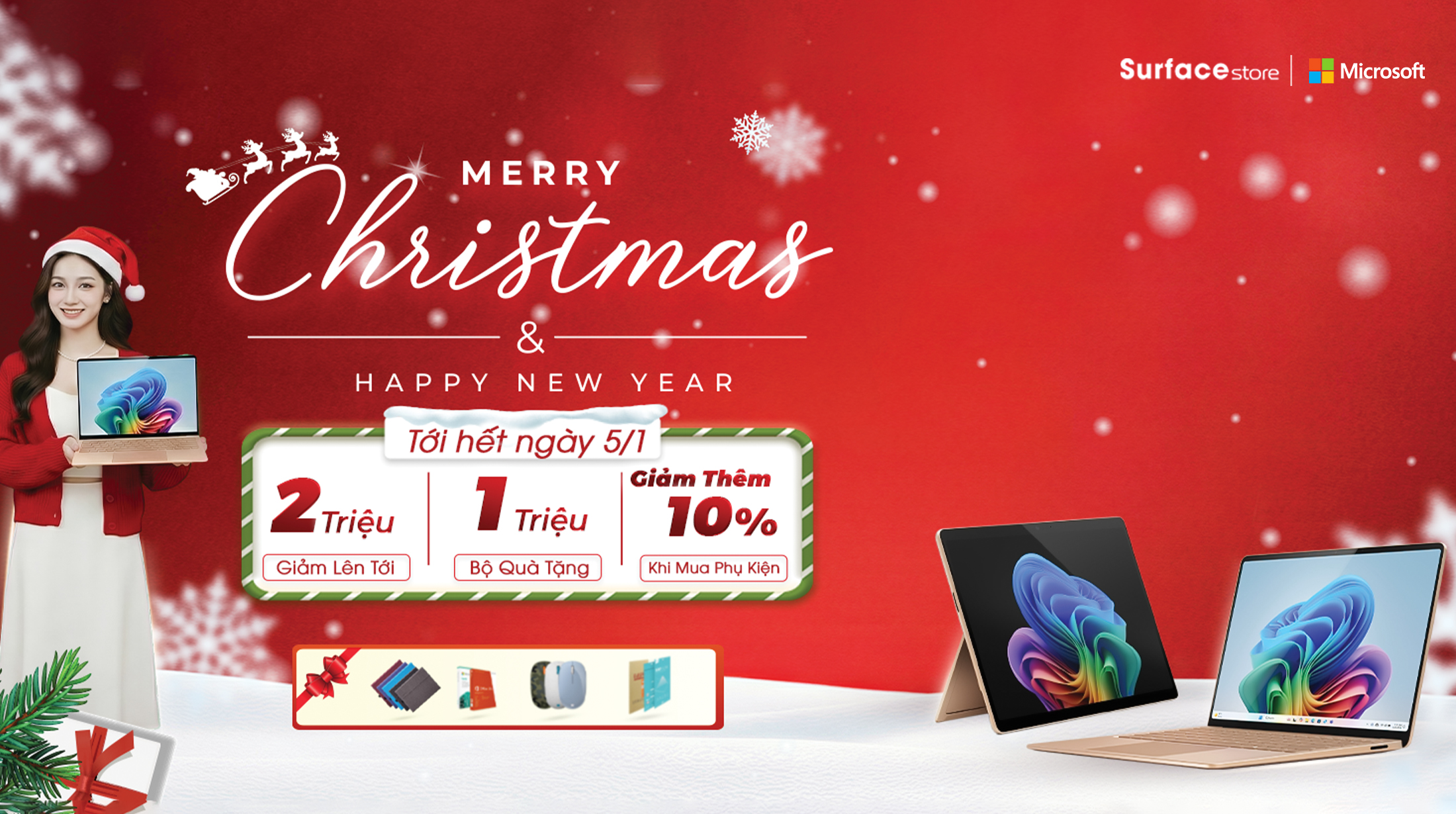 🎄 MERRY CHRISTMAS & HAPPY NEW YEAR – ƯU ĐÃI CUỐI NĂM LỚN NHẤT 2025! 🎁
