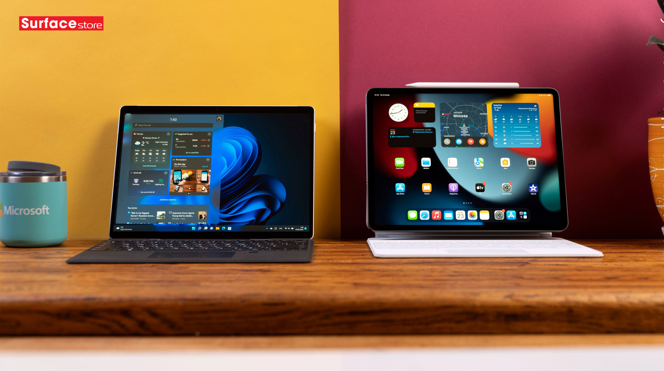 Microsoft Surface Pro 8 hay Apple iPad Pro: Chọn sản phẩm nào tốt hơn?