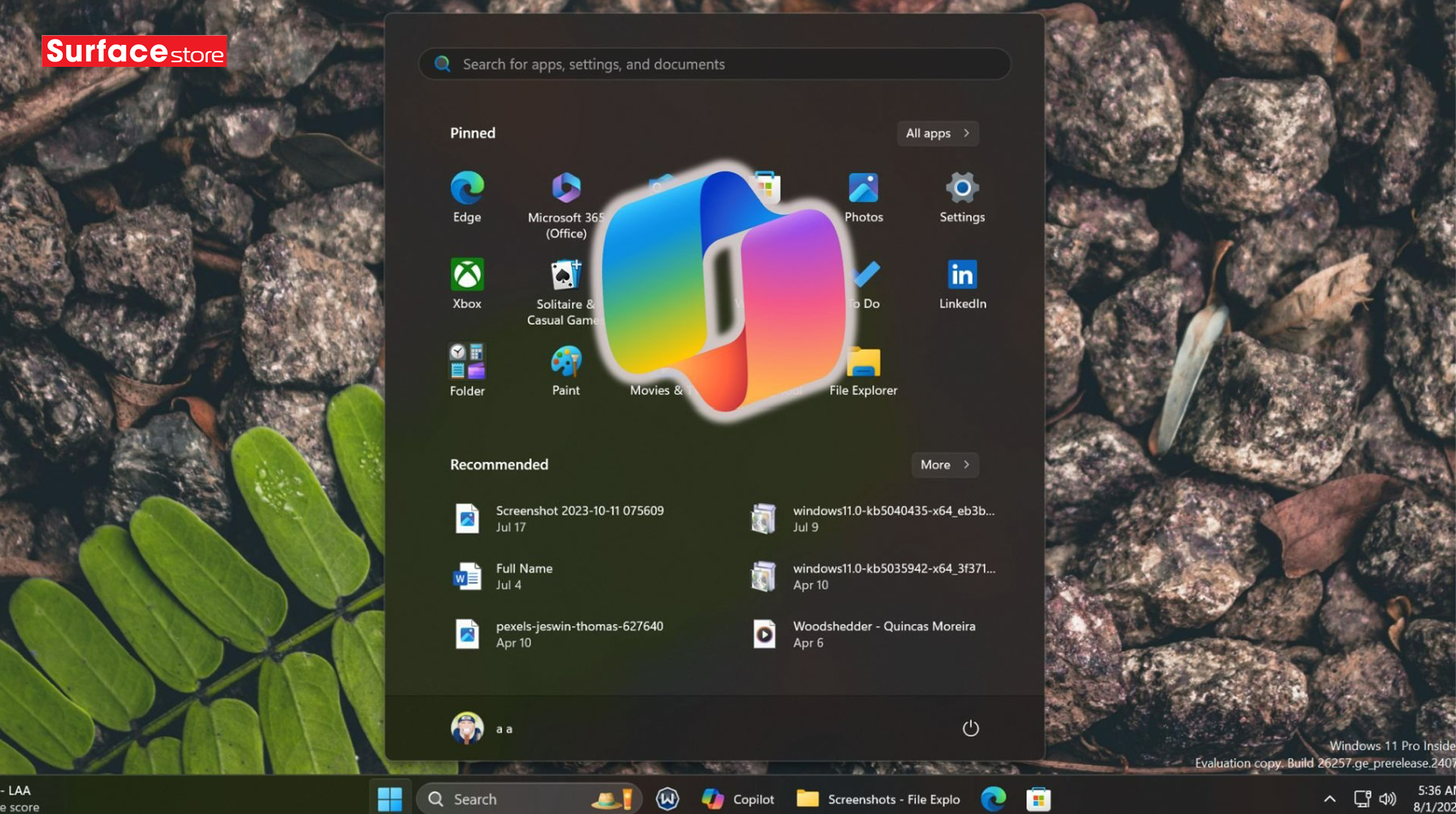 Microsoft đưa Copilot vào Start Menu trên Windows 11: Đổi mới trải nghiệm người dùng