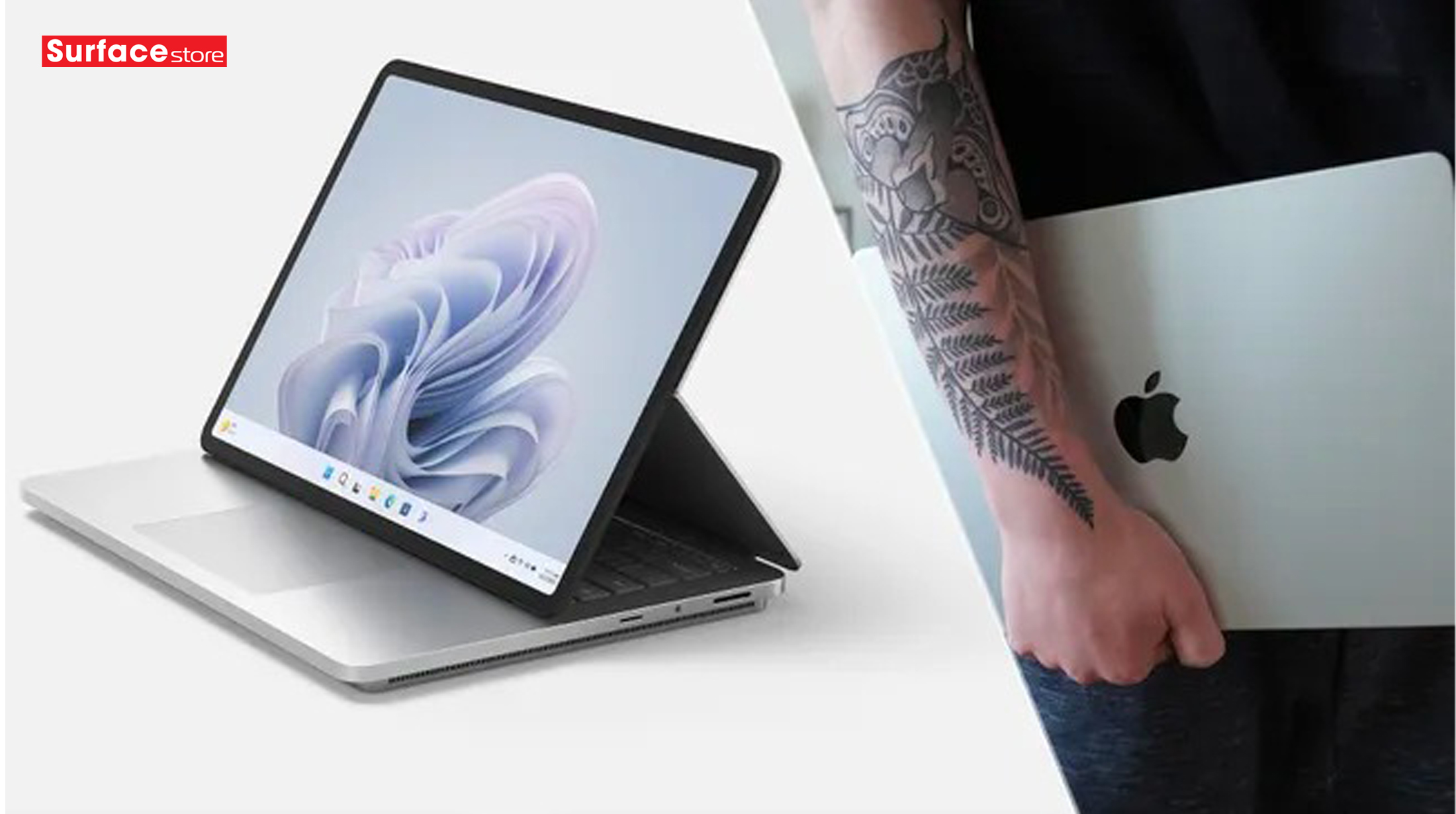 Microsoft Surface Laptop Studio 2 hay Apple MacBook Pro: Lựa chọn nào lý tưởng cho chuyên gia sáng tạo nội dung?