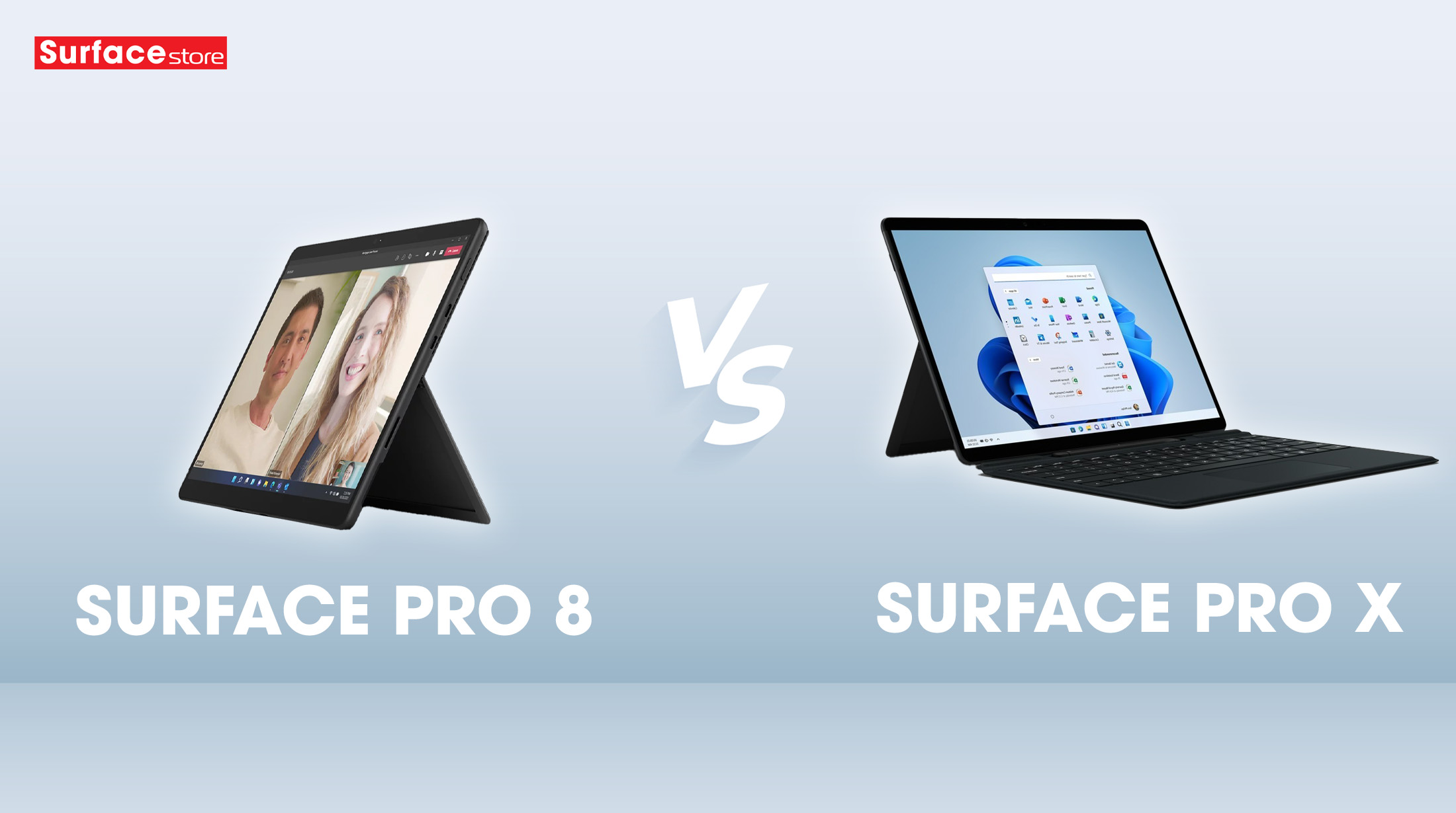 Surface Pro 8 so với Surface Pro X mới: Thiết bị 2 trong 1 nào phù hợp với bạn?