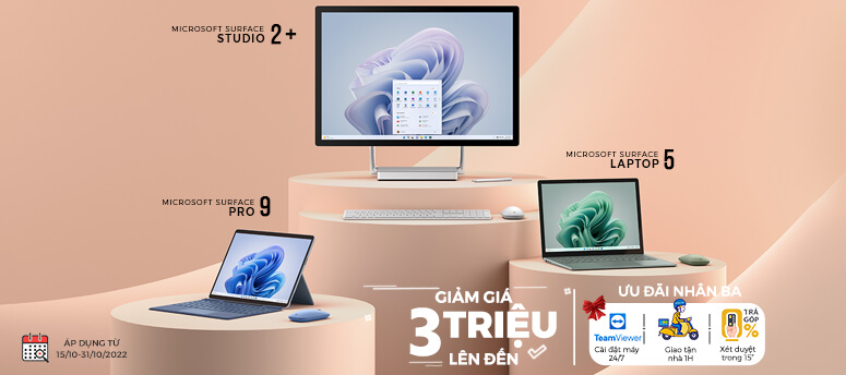 7 mẫu Laptop Microsoft Surface tốt nhất đáng mua năm 2022