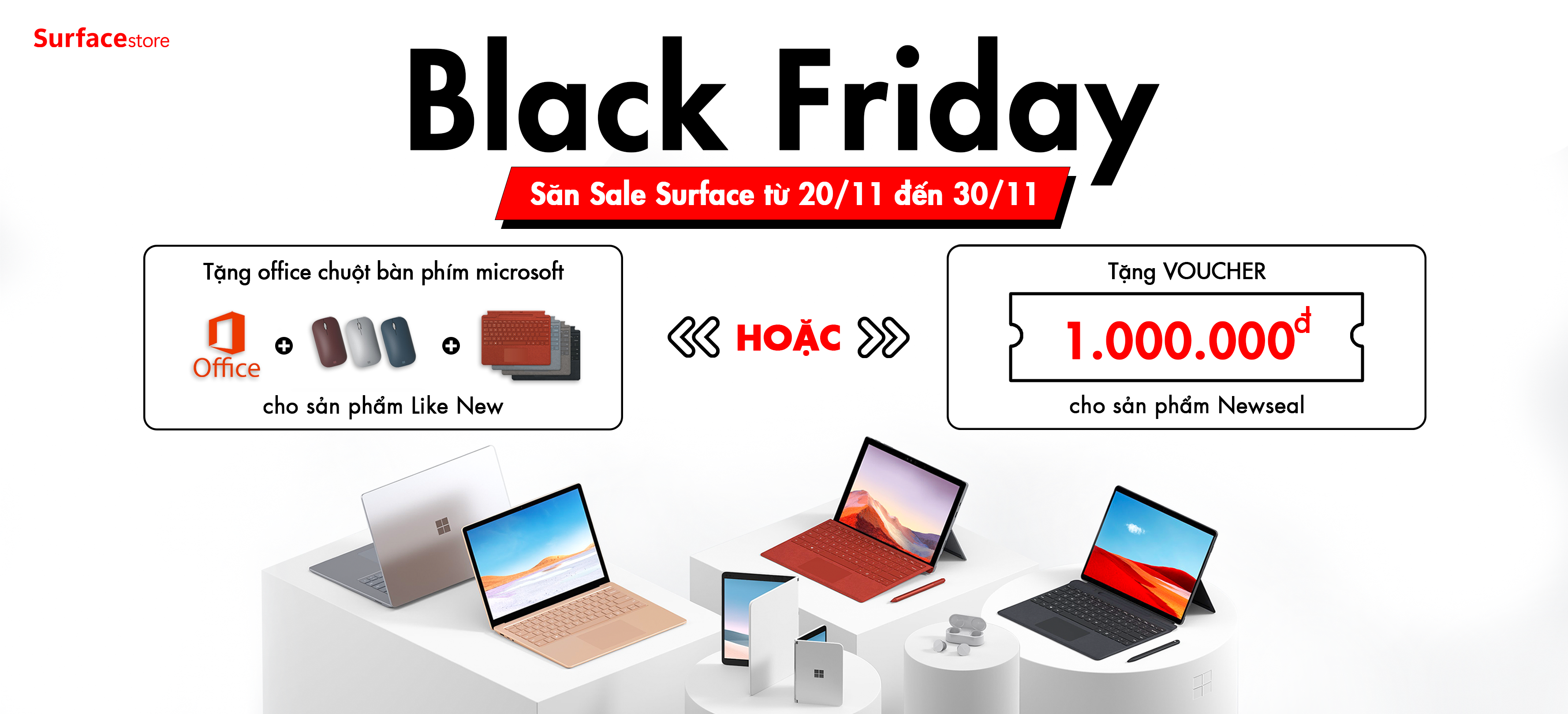 Black Friday – Săn Sale Surface 20/11-30/11