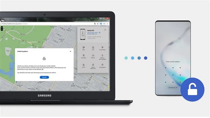 Cách tìm thiết bị Samsung dù không có kết nối mạng