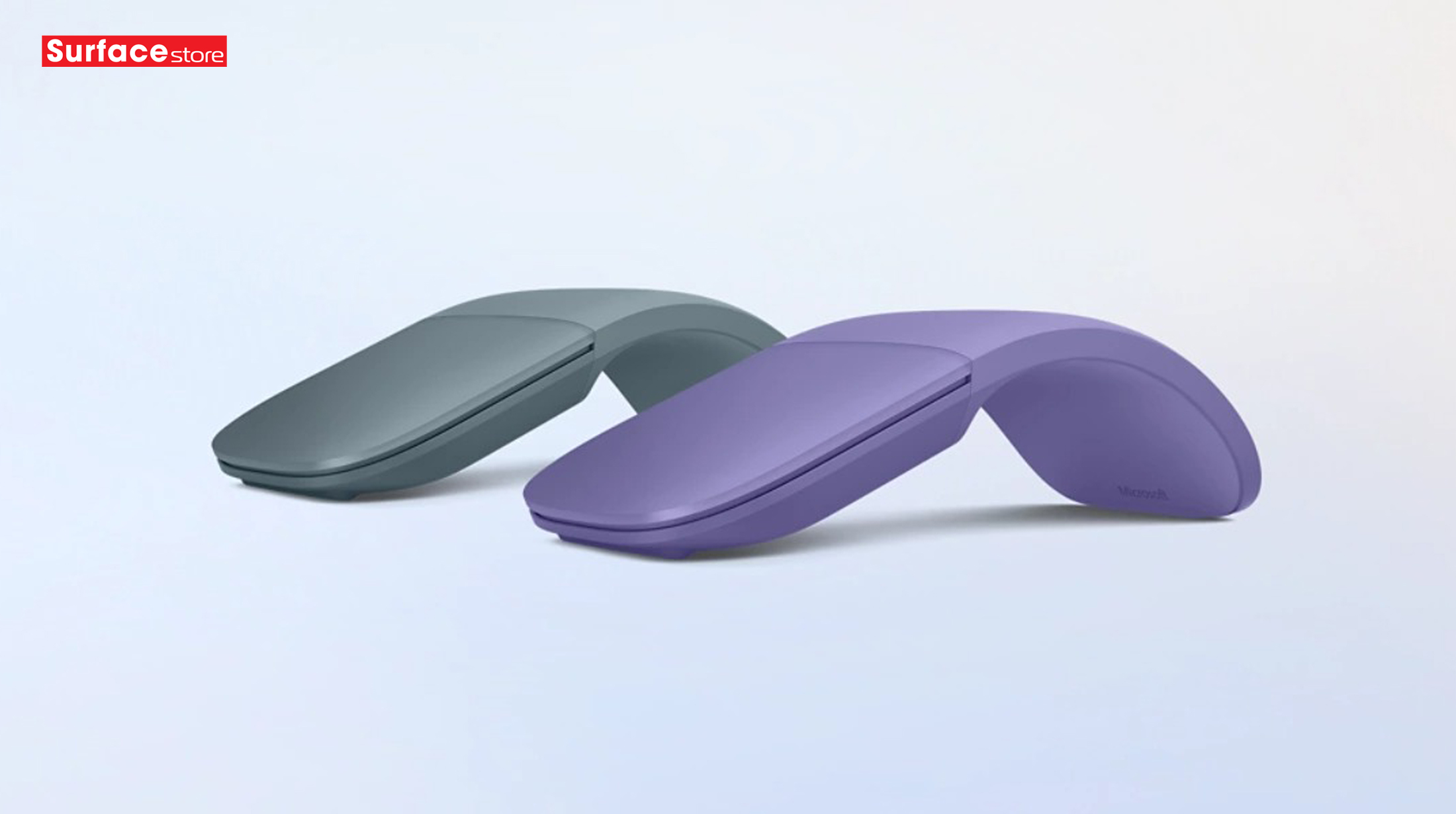 Surface Arc Mouse màu Ocean và Violet ra mắt, hợp thiết kế Surface mới