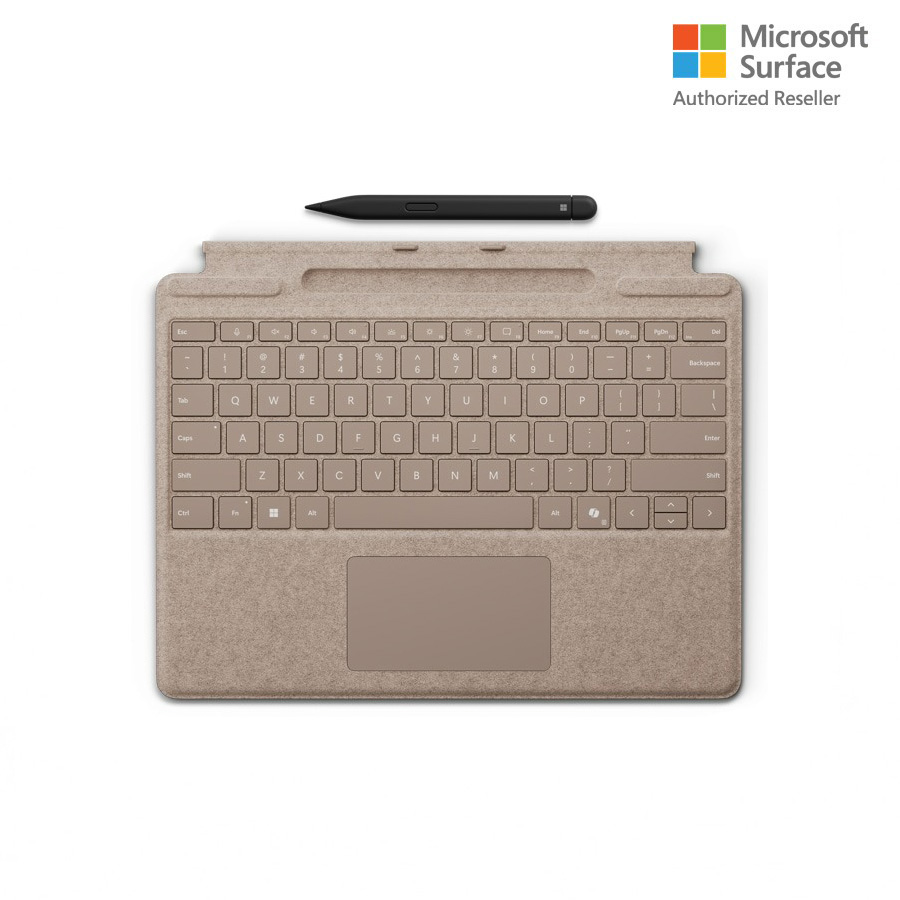 Bàn Phím Surface Pro Alcantara Copilot Key và Bút Slim Pen 2 (Newseal)