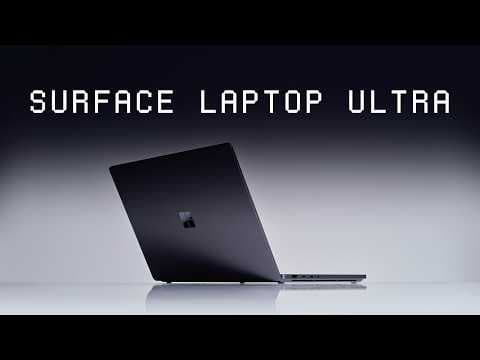 Surface Laptop Ultra NVIDIA RTX Spark™ N1X 5120-core GPU 18-core CPU/24GB/1TB video